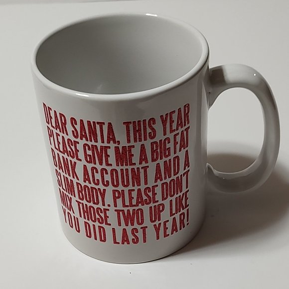 Whimsical Dear Santa Mug - Picture 1 of 2